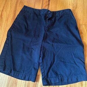 Polo by Ralph Lauren Dark Blue Flat Front Shorts